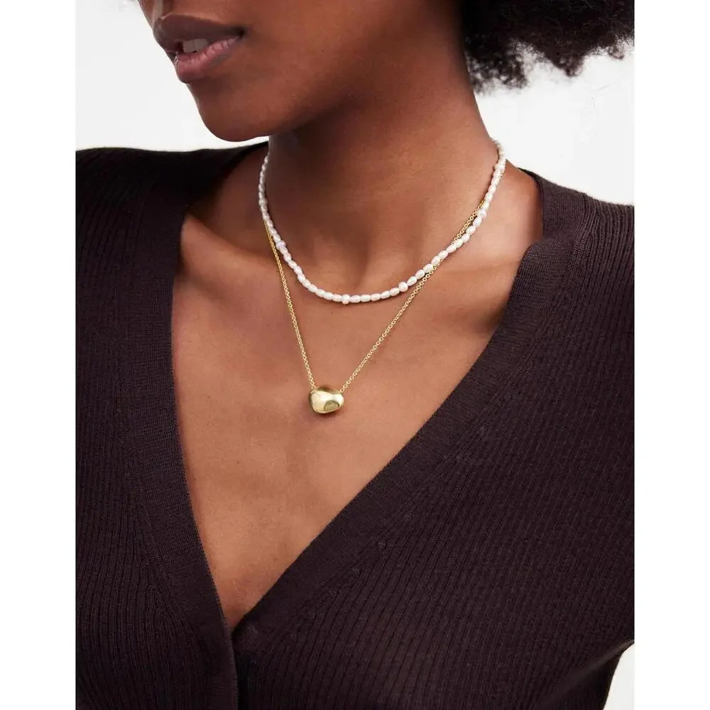Madewell Dainty Freshwater Pearl Necklace Set - Picture 4 of 4